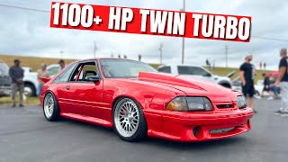 The Most CUSTOM TWIN TURBO 1100 HP FoxBody Ever [upl. by Coussoule147]