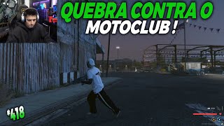 CONNOR FOI EM UM QUEBRA CONTRA O MOTOCLUB GTA RP 418 [upl. by Shae]