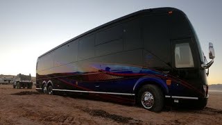 The Biggest Motorhome Recovery Ever Prevost on the Beach [upl. by Melisse51]