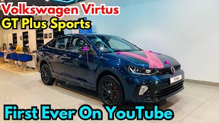 Volkswagen Virtus GT Plus Sports  First Ever On YouTube  Best Selling Sedan in India [upl. by Elocn]