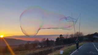 Super Giant Bubbles Sunset and Snowdon [upl. by Otter]