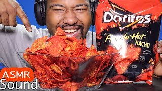 Doritos Flamin Hot Nacho ASMR  Loud Eating Sounds [upl. by Logan416]