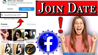 How to change Facebook join dateHow to change Facebook post datefacebook joined date showjoindate [upl. by Atinreb]