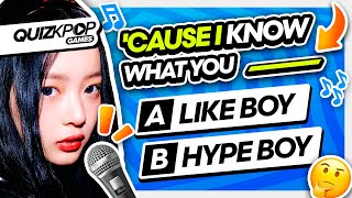 GUESS THE MISSING WORD IN KPOP SONG LYRICS  QUIZ KPOP GAMES 2022  KPOP QUIZ TRIVIA [upl. by Aronow]