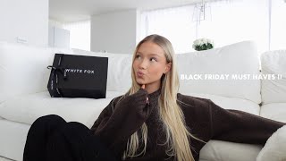 whitefox boutique tryon haul black friday must haves [upl. by Alleuol716]