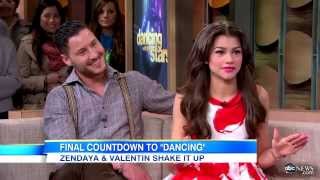 DWTS Season 16 Contestants Zendaya and Val Visit GMA [upl. by Kendrick]