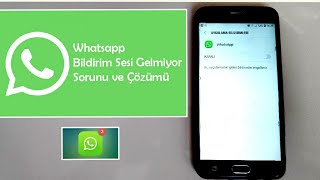 WhatsApp bildirimleri gelmiyor  ÇÖZÜM [upl. by Nylirehc]