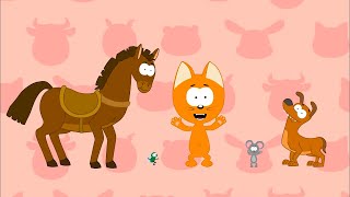 How Animals Talk  Meow Meow Kitty  song for kids [upl. by Alveta]