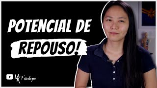 POR QUE O POTENCIAL DE REPOUSO É NEGATIVO  MK Fisiologia [upl. by Eylsel]