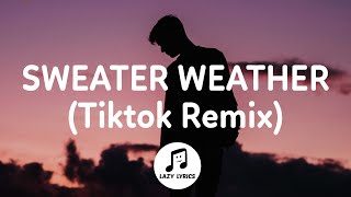 The Neighbourhood  Sweater Weather TikTok Remix Lyrics [upl. by Hgielrebmik147]