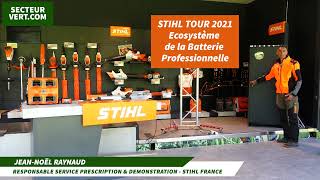 STIHL FRANCE  JeanNoël RAYNAUD présente le nouvel Ecosystème de la Batterie Professionnelle quot2022quot [upl. by Ssur582]