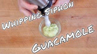 Whipping Siphon Guacamole  Modernist Cuisine Meets Keto [upl. by Airdnahs]