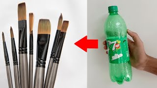 Homemade Paint brush  How to make paint brush at home  Paint brush making  diy painting brush [upl. by Nibur]