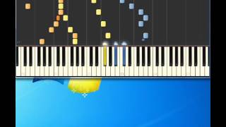 Chattanooga Choo Choo Andrews Sisters Piano tutorial by Synthesia [upl. by Aleacem]