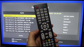 Awox tv kanal arama frekans ayarlama ve kanalları sıralama 📺 [upl. by Oswal]