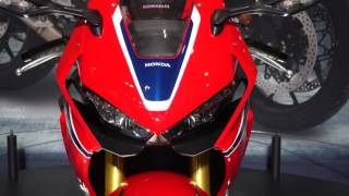 First Look 2017 Honda CBR1000RR SP walkaround [upl. by Anitsuga]