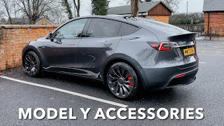 My Tesla Model Y Accessories amp Mods [upl. by Aztiram882]