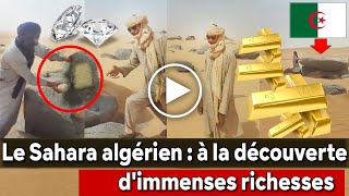 Algérie Sahara algérien découverte dénormes richesses minéraux rares et météorites [upl. by Scutt]