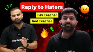 Hate Kyu ⁉️ MR Sir amp Mohit Sir Reply to Haters  Favourite Teacher neet2025 mrsir [upl. by Gurango]