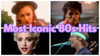 The 100 most iconic songs of the 80s New Version [upl. by Adlez]