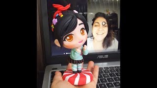 Live do dia 14092018  Vanellope com Molde Chibi 3D Bipartido [upl. by Yasnyl]