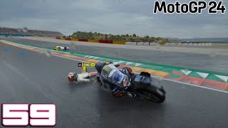 MotoGP 24  CARRIERA stagione 4  ARAGONA la pioggia in spagna  EP 59 [upl. by Siubhan764]