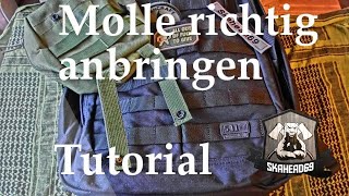 MOLLE richtig anbringen  Anleitung [upl. by Lebam459]