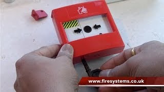 Resetting a Fire Alarm Manual Call Point [upl. by Fortna]