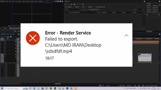 Error Service Render Falled To Export  Edius X Render Error Problem [upl. by Ahsotal]