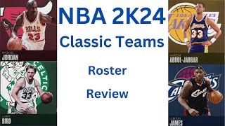 NBA 2K24 Official Roster Update 9923  Big RETRO Update to Classic Teams  ERA Rosters [upl. by Laura6]