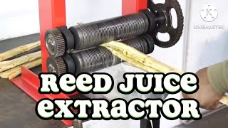 REED JUICE EXTRACTOR DIY [upl. by Lyell]