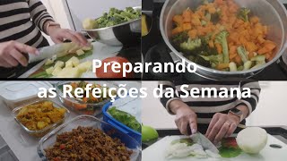 PREPARANDO AS COMIDAS DA SEMANA  alimentação saudável e prática  sem congelar [upl. by Noned]