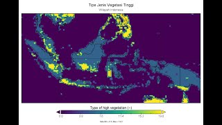 TUTORIAL PANOPLY Visualisasi Data Jenis Vegetasi Tinggi Type of High Vegetation dengan Panoply [upl. by Cristionna]