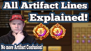 All Artifact Lines Explained  With Timestamps  Summoners War [upl. by Reisfield863]