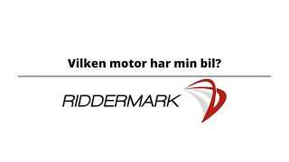 Vilken motor har min bil [upl. by Norbie]