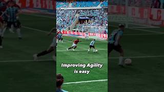 Improving Agility is easy football skills trending Exercise Eu Sento Gabu trending youtubeshorts [upl. by Robinson]