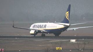 Ryanair  B7378ASW EIDWT loud takeoff at Schönefeld 180312 [upl. by Aicemat]