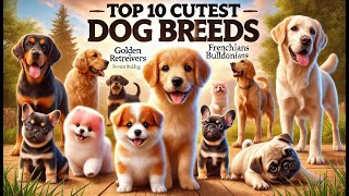 Top 10 Cutest Dog Breeds Puppies That Will Melt Your Heart [upl. by Kidd138]