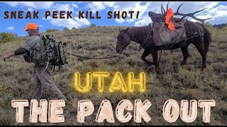 911 PHONE call UTAH BIG BULL Pack out Sneak peek of full hunt with Keith Ward [upl. by Licht539]