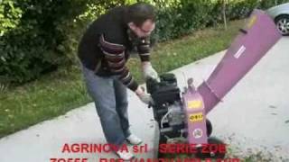 AGRINOVA  ZO555  BIO555  Biotrituratore  shredder Serie ZOE Prosumer [upl. by Wulfe]