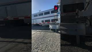 Amtrak 6 California Zephyr Eastbound 20th St Crossing [upl. by Enelrats]