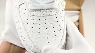 Louis Vuitton Nike Air Force 1 Low White [upl. by Ydorb589]