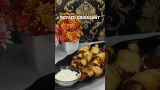 quotPOTATO CROISSANTquot snacks shorts cooking recipe foodie food indianfood [upl. by Thomey932]