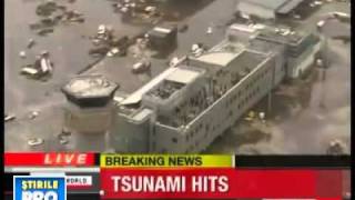 Tsunami japan 2011 eartquake 89 complete footage 7 minutes avi [upl. by Rosena286]