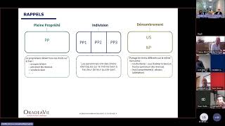 Formation  Webinaire  Démembrement clause bénéficiaire et régimes matrimoniaux [upl. by Ion]