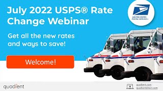 2022 Postal Rates and Prices  Quadient Mail Experts Explain Everything Businesses Need to Know [upl. by Verne]