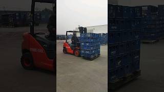 Forklift Practice 💯💯💯👍 forklift practical practice short foryou [upl. by Dlonyar752]