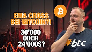 Bitcoins EMA Cross Reicht es für 30000 [upl. by Yalc854]