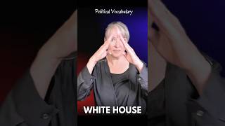 How To Sign White House whitehouse aslinterpreter aslstudent asl politicalsigns signoftheday [upl. by Niwrud]