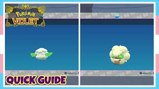 How To Evolve Cottonee Into Whimsicott In Pokemon Scarlet amp Violet  Quick Guide [upl. by Eisor]